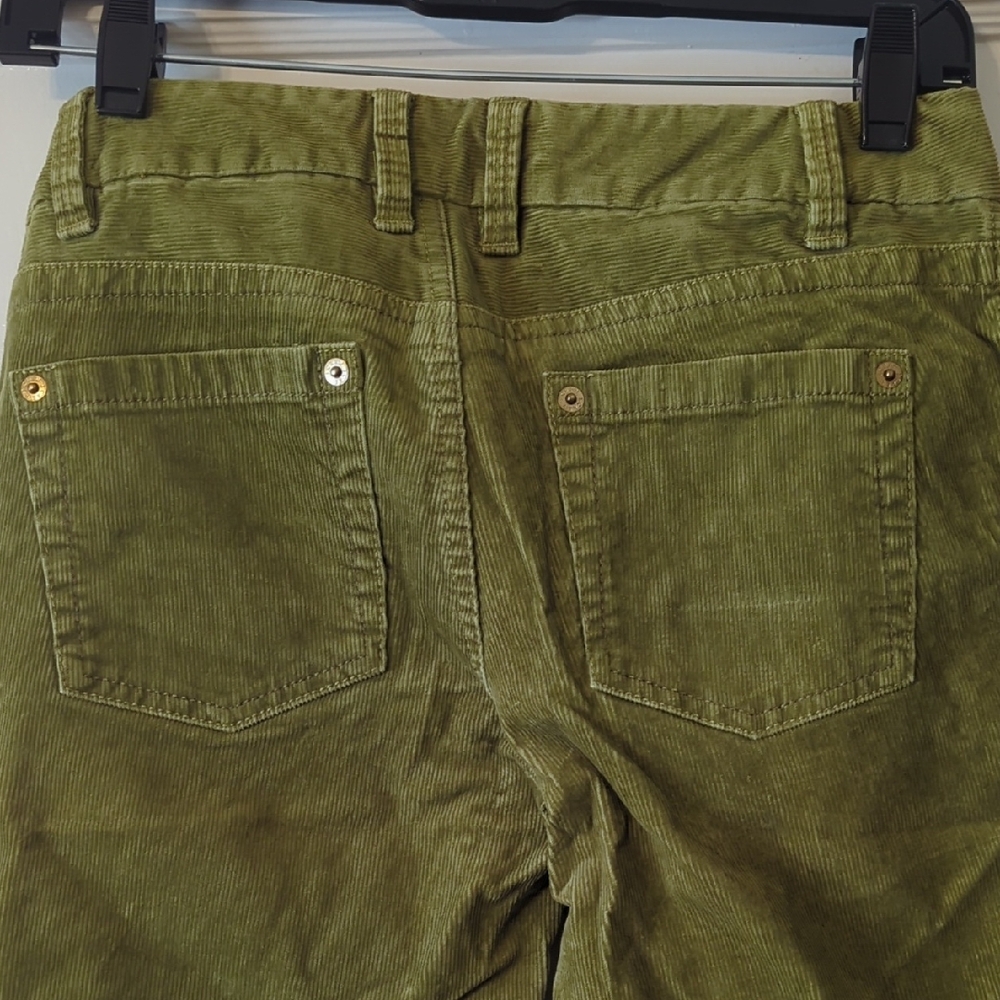 J. Crew Olive Green Straight-Leg Corduroy Pants - Picture 7 of 10